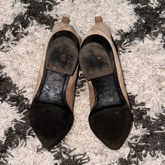 Marc Fisher Yale Pointy Toe Chelsea Bootie in Taupe - Picture 6 of 6